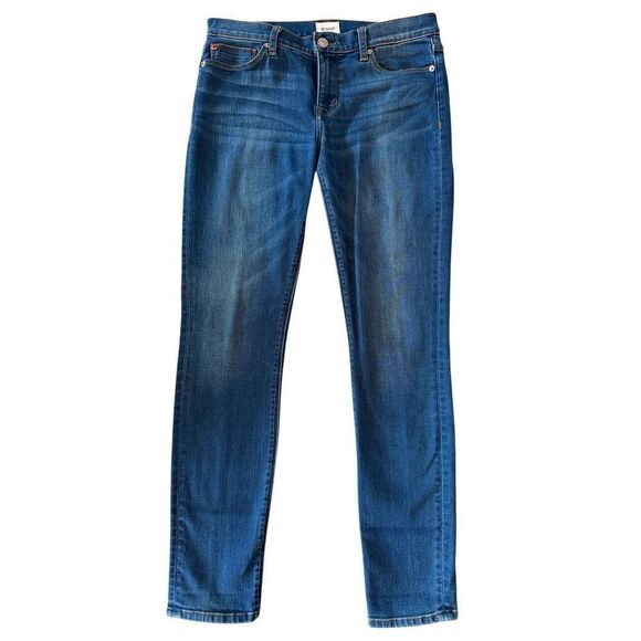 Hudson Womens Mid-Rise Zip Fly Krista Super Skinny Denim Jeans Blue Size 29 - Picture 1 of 7